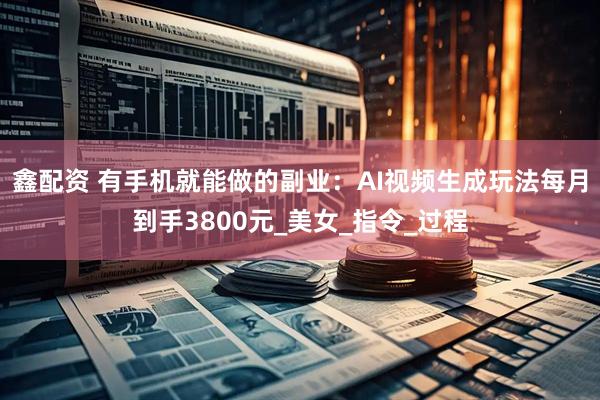 鑫配资 有手机就能做的副业：AI视频生成玩法每月到手3800元_美女_指令_过程